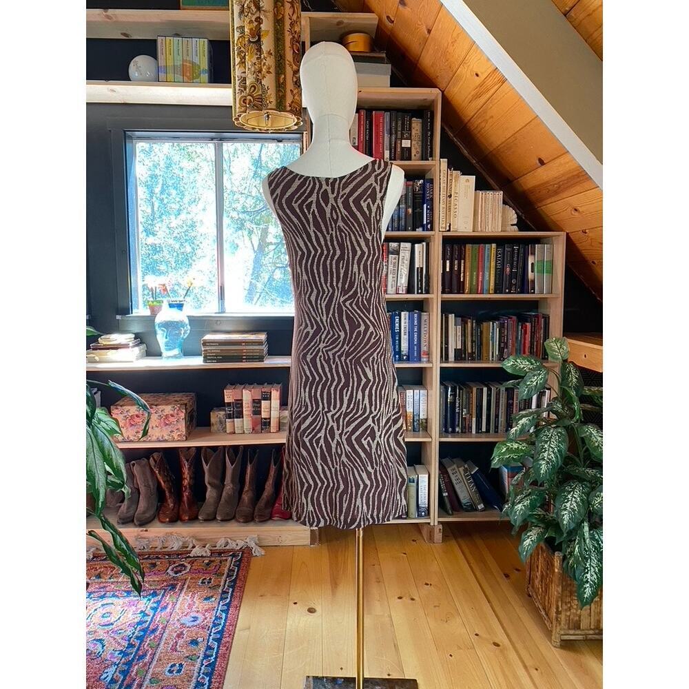 Vintage Dress Zebra Brown - Picture 5 of 5